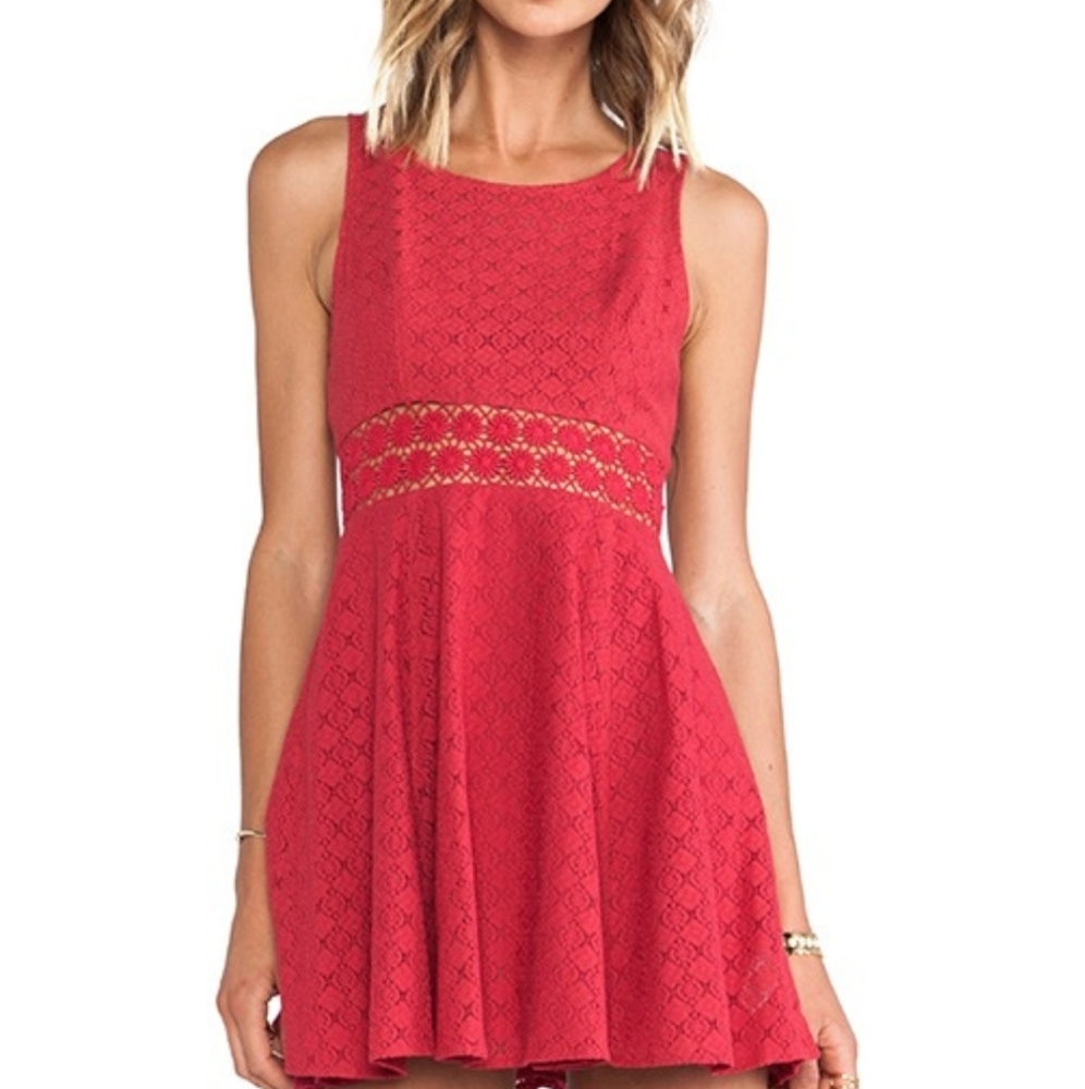 FREE PEOPLE Daisy Waist Mini Dress